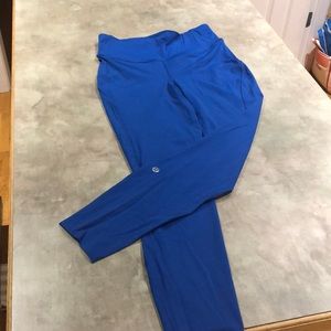 Lululemon Base pace high rise tight 25” blazer blue tone